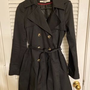 DKNY Trench coat | Size: XS | Color: Black